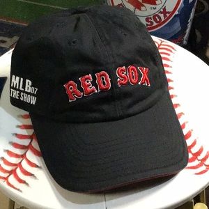 Boston Red Sox MLB PlayStation The Show Adjustable Black Hat Cap